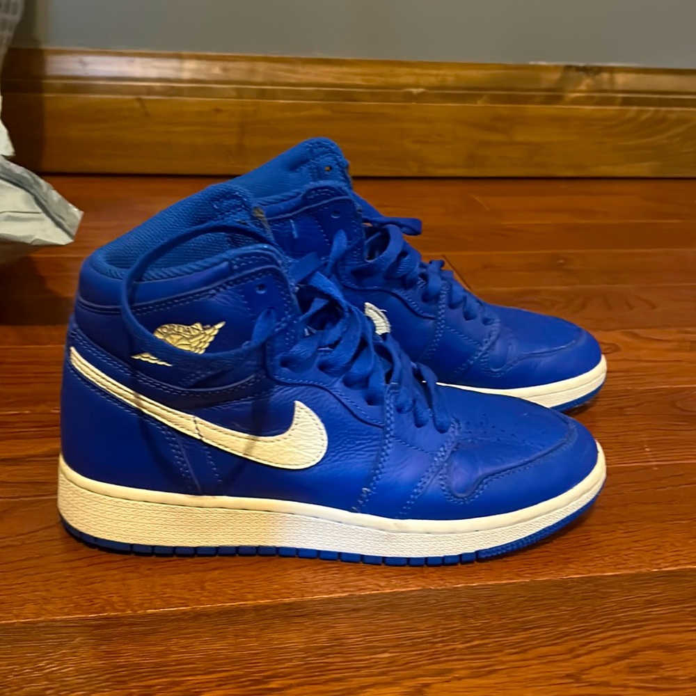 Cute blue Air Jordans, brand new.